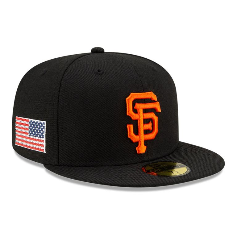 Gorras New Era 59fifty Negros - San Francisco Giants Swarovski 56213RZPJ